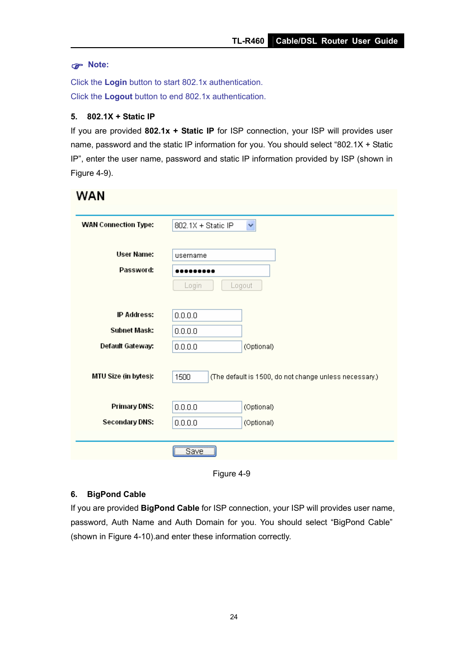 TP-Link TL-R460 User Manual | Page 31 / 77