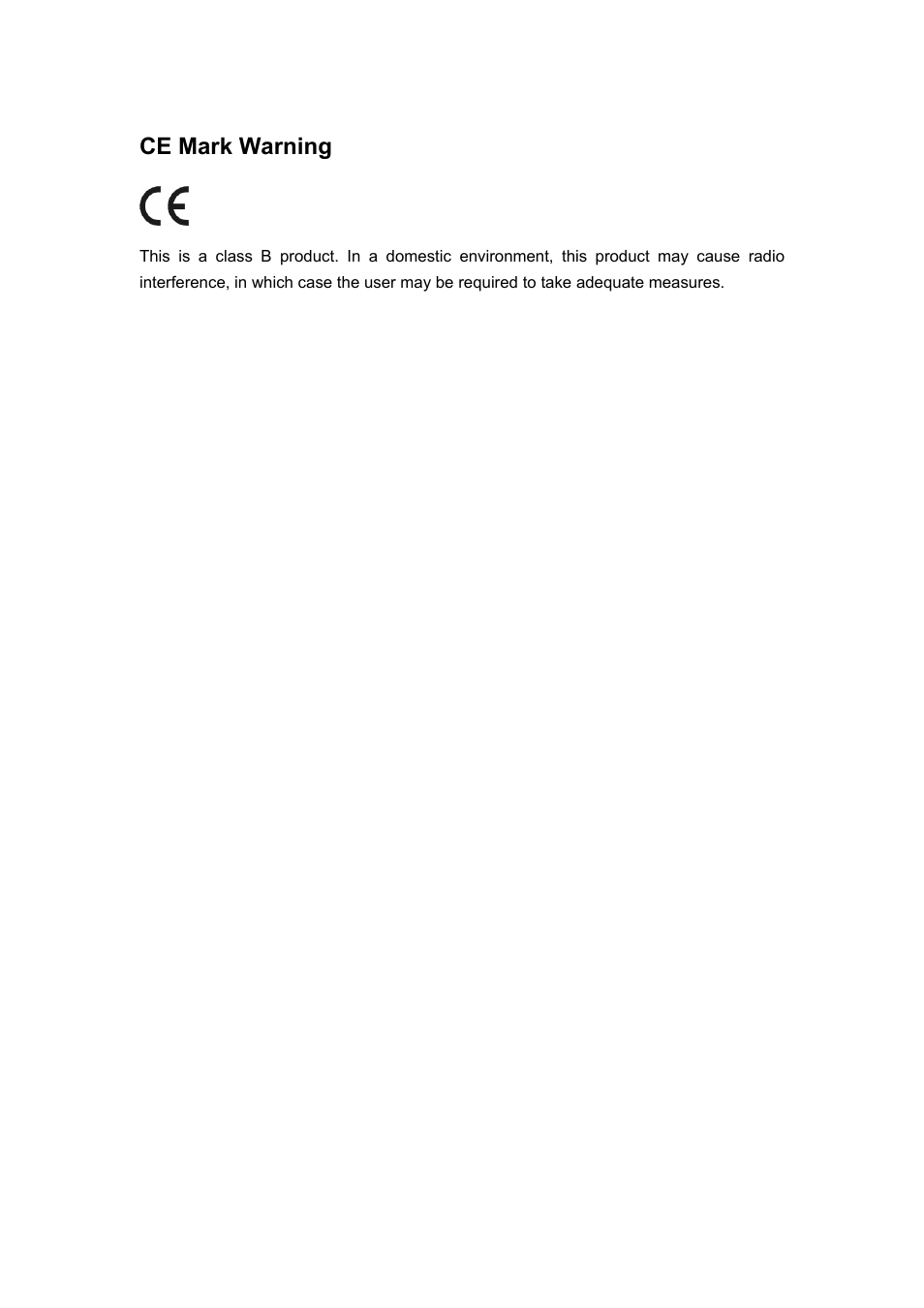 Ce mark warning | TP-Link TL-R460 User Manual | Page 4 / 77