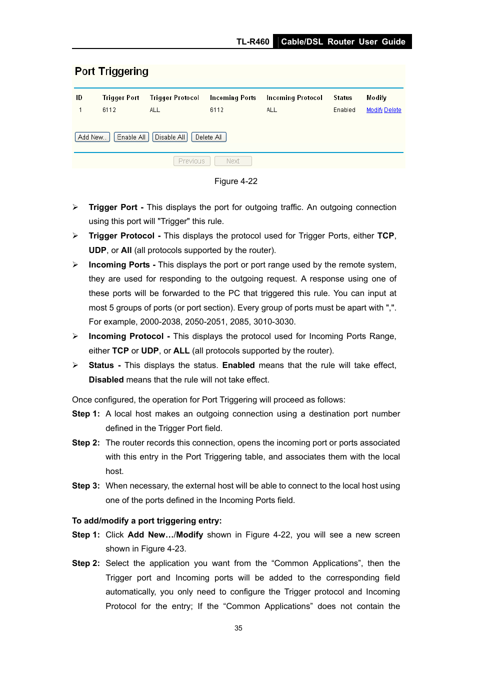 TP-Link TL-R460 User Manual | Page 42 / 77