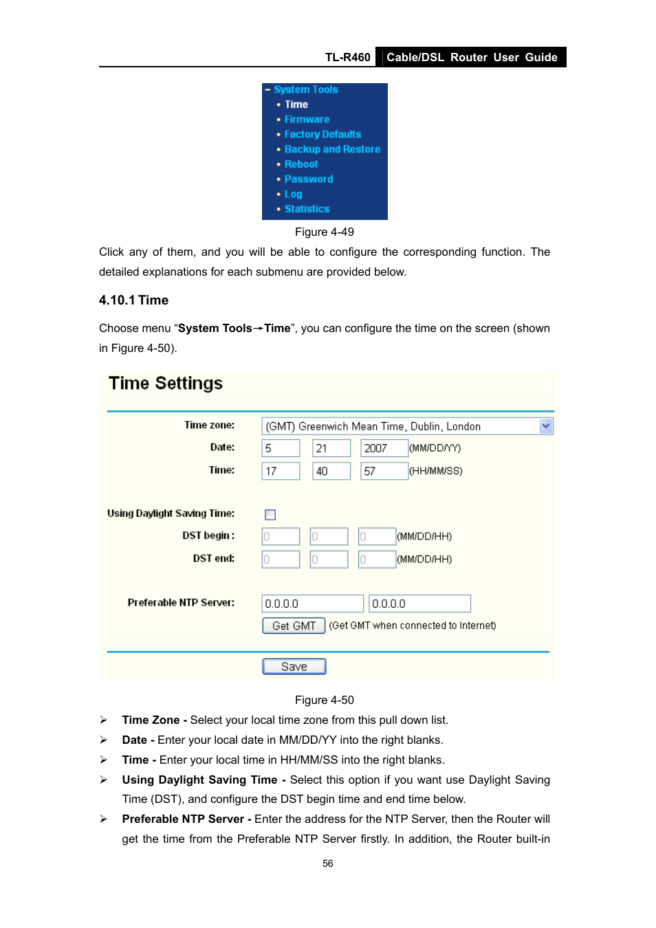 1 time | TP-Link TL-R460 User Manual | Page 63 / 77