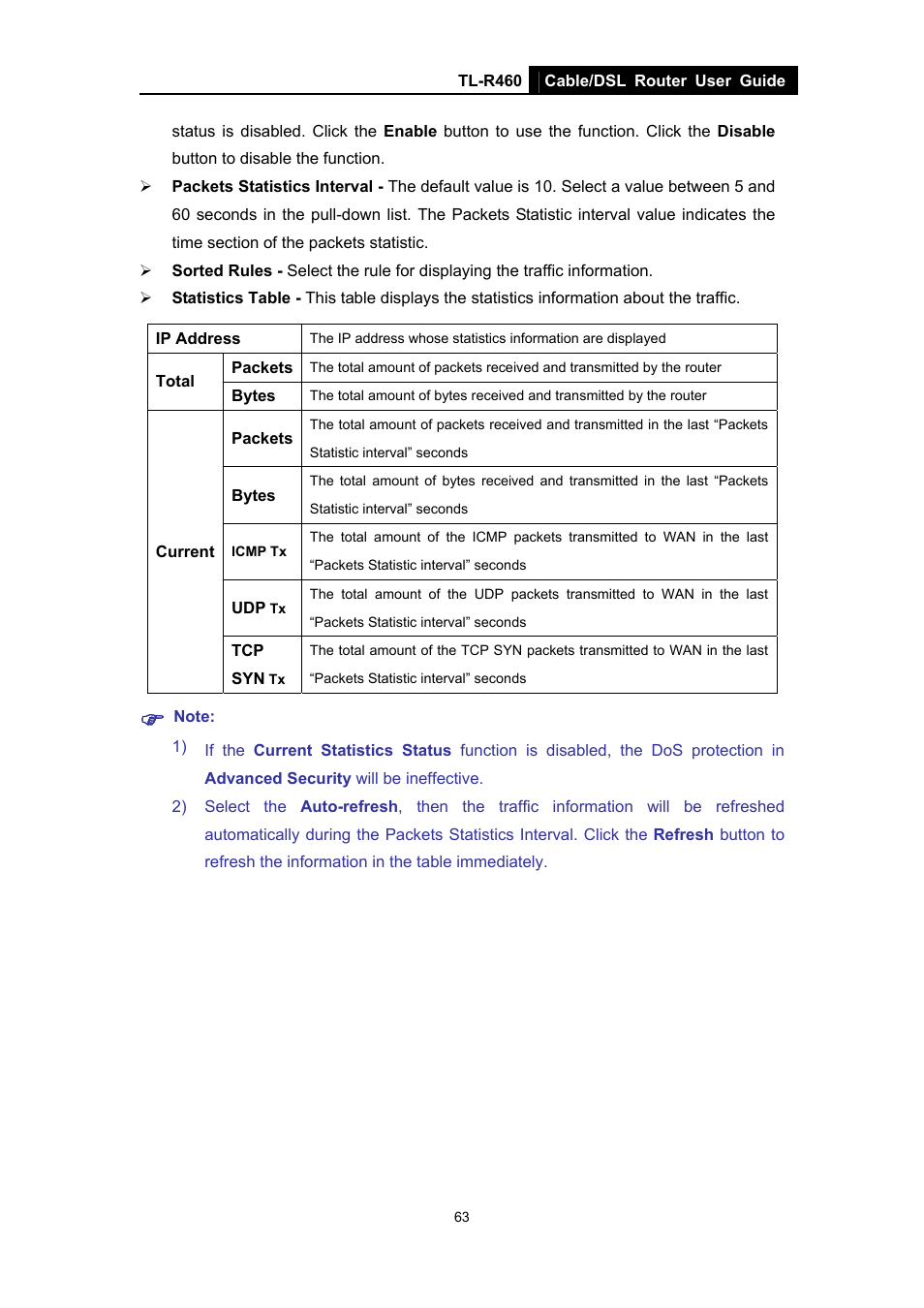 TP-Link TL-R460 User Manual | Page 70 / 77