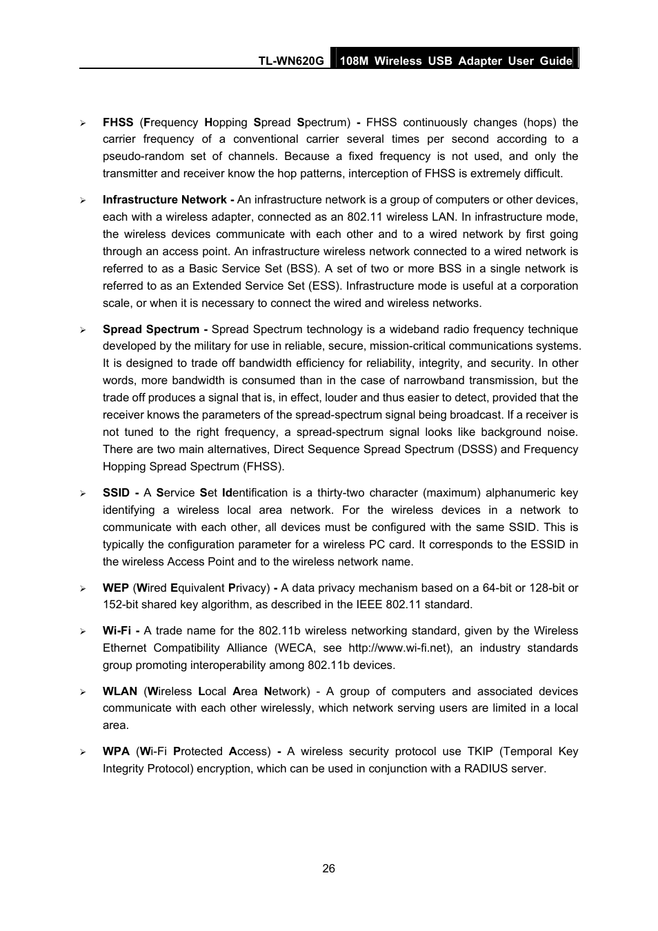 TP-Link TL-WN620G User Manual | Page 33 / 33