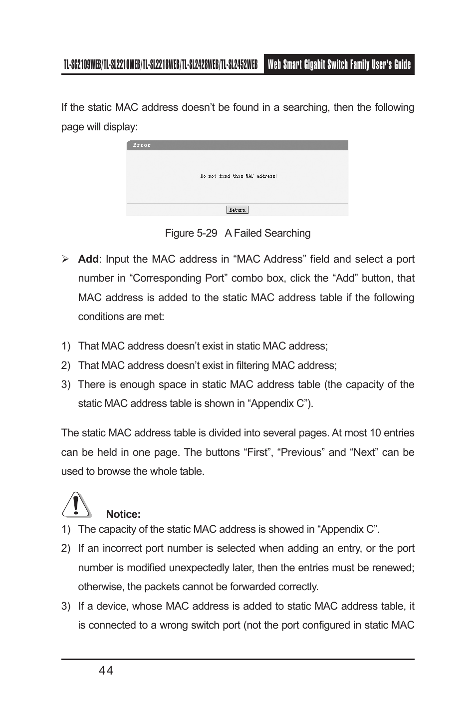 TP-Link TL-SL2218WEB User Manual | Page 51 / 75