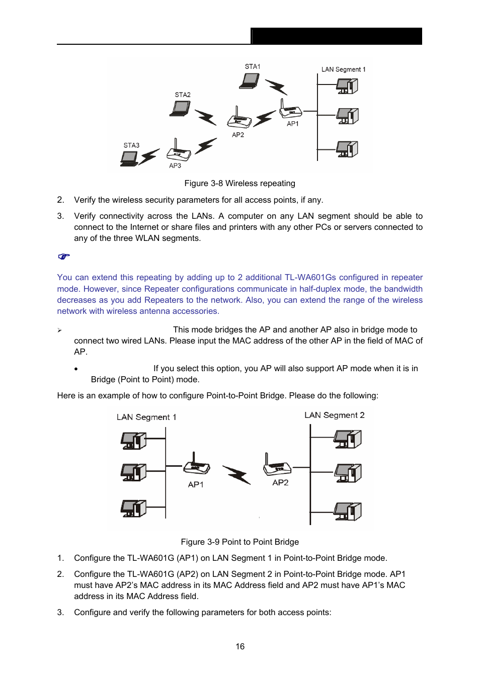 TP-Link TL-WA601G User Manual | Page 22 / 42