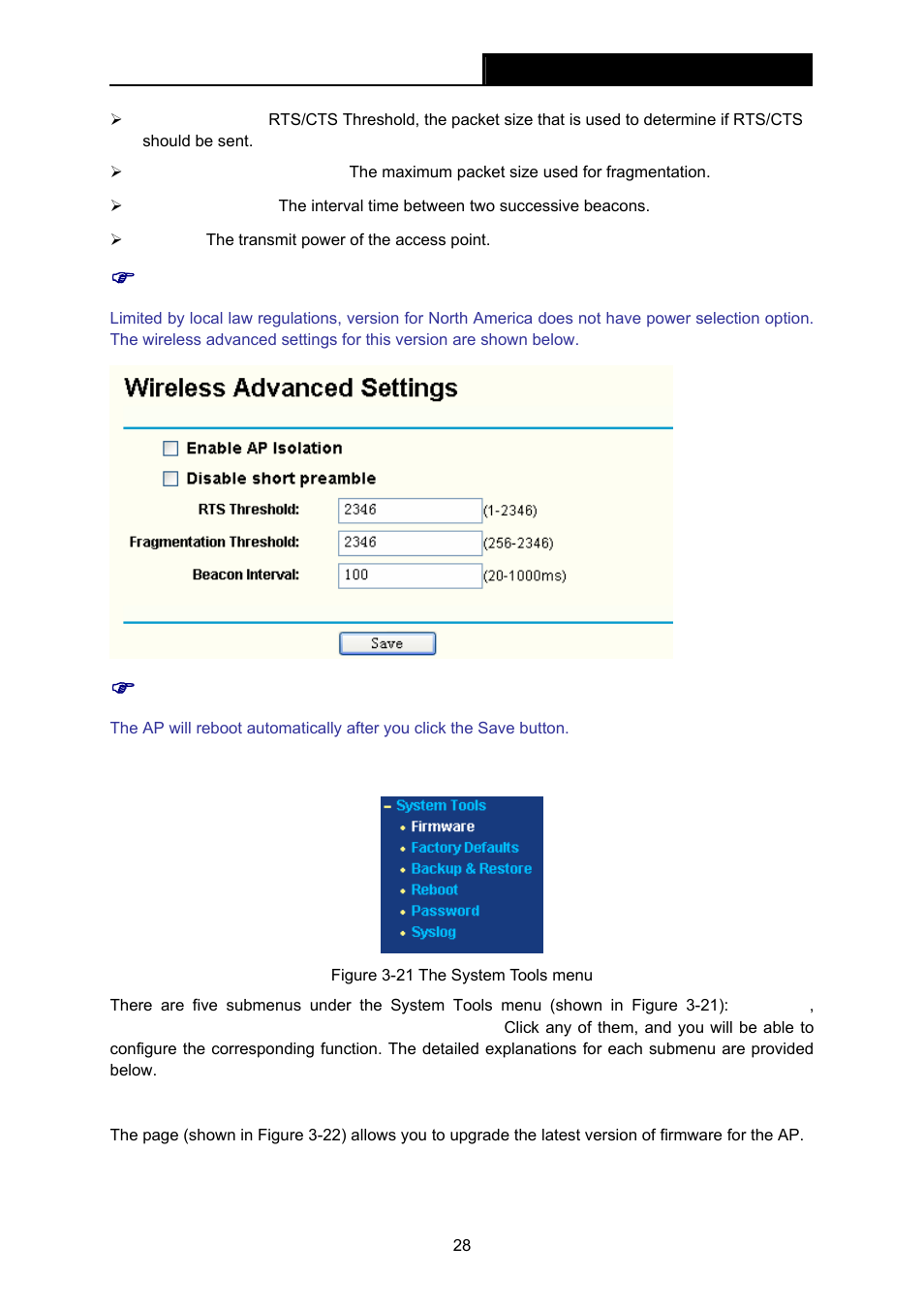 7 system tools, 1 firmware, System tools | TP-Link TL-WA601G User Manual | Page 34 / 42