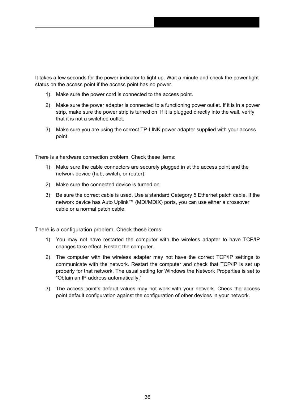 Appendix c: faq | TP-Link TL-WA601G User Manual | Page 42 / 42