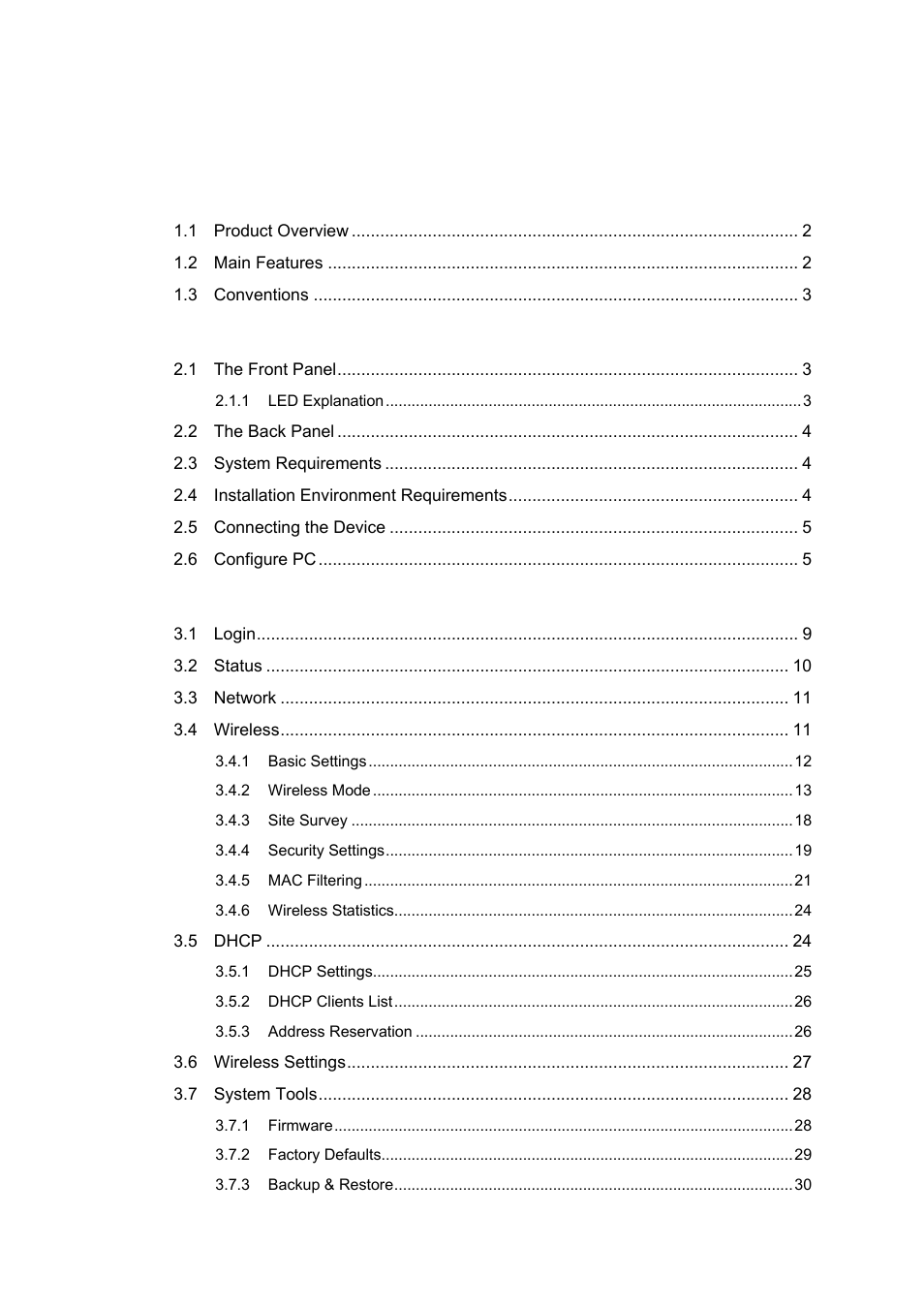 TP-Link TL-WA601G User Manual | Page 5 / 42
