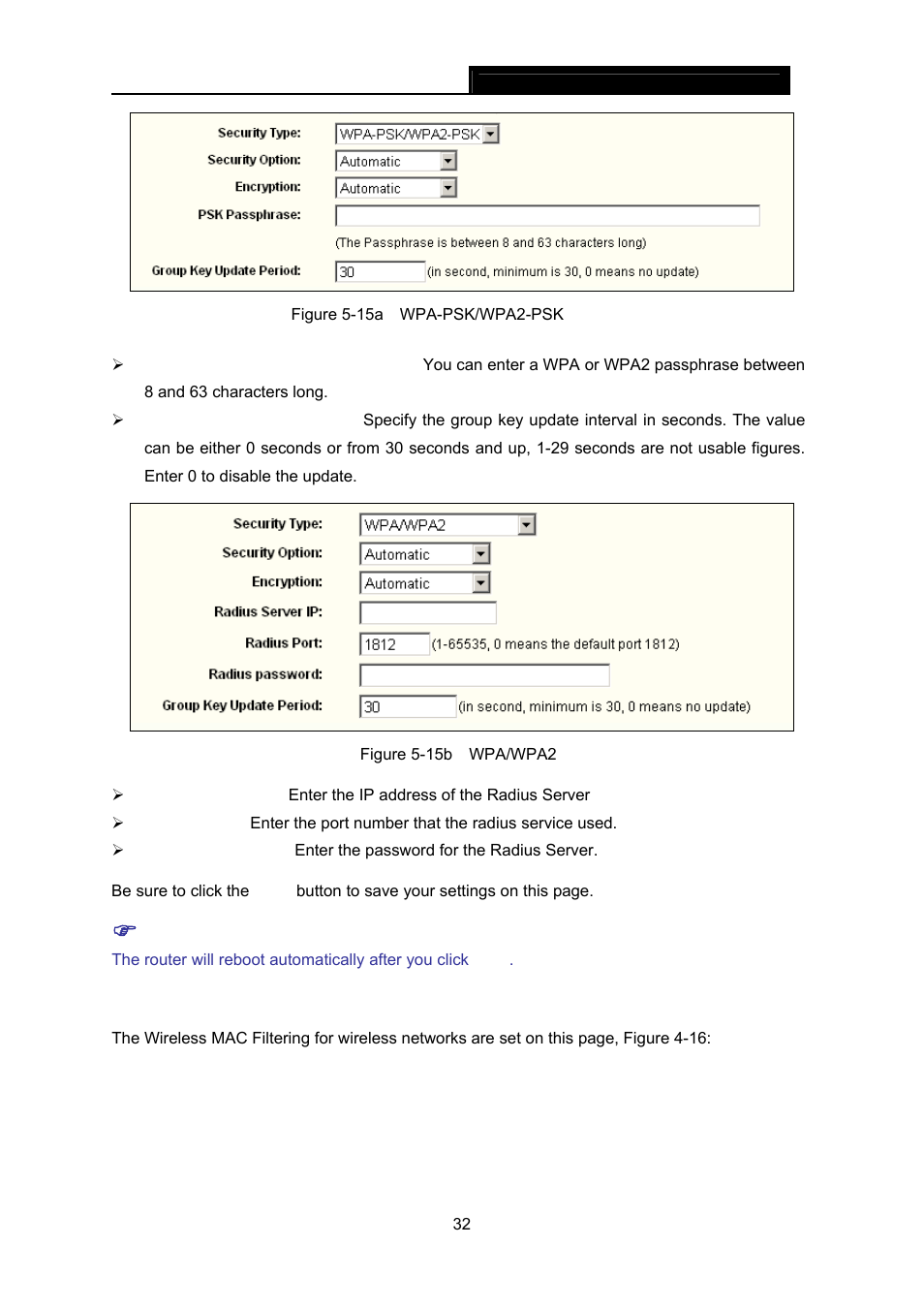 2 mac filtering, Mac filtering | TP-Link TL-WR642G User Manual | Page 39 / 85