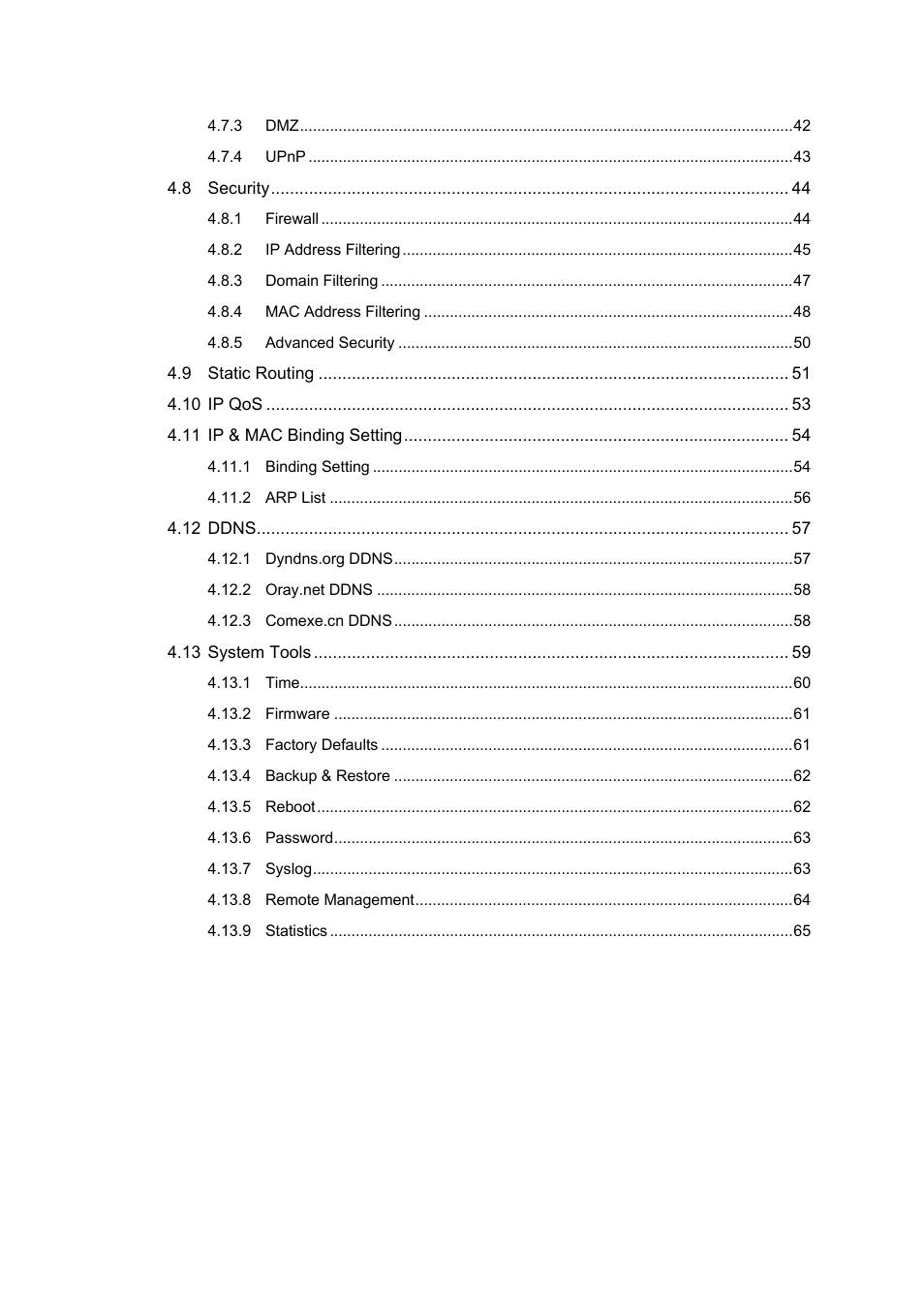TP-Link TL-WR642G User Manual | Page 7 / 85