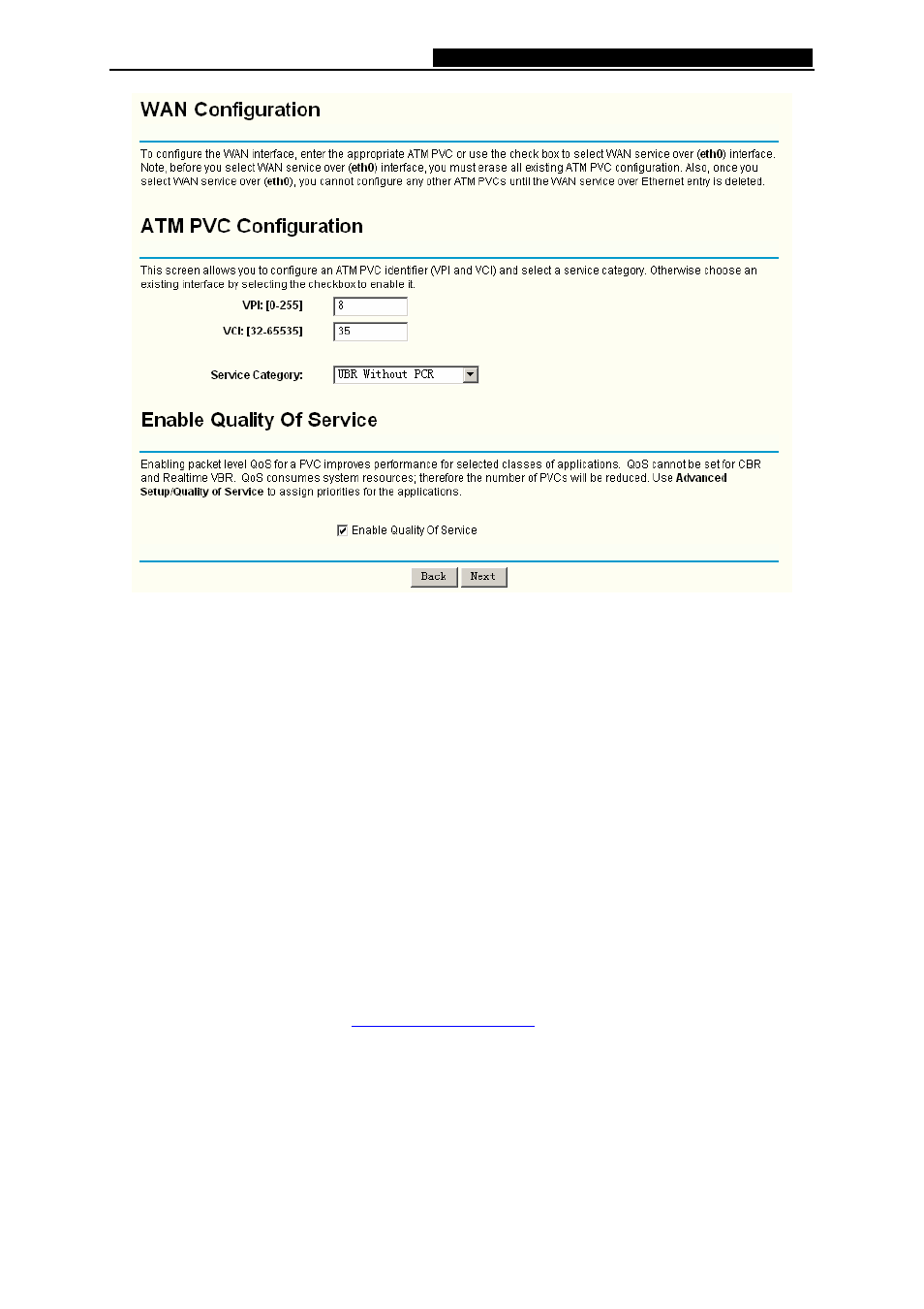 Ace in the next screen (shown in figure, Figure 5-5 | TP-Link 108M Wireless ADSL2+ Router TD-W8920G User Manual | Page 28 / 85