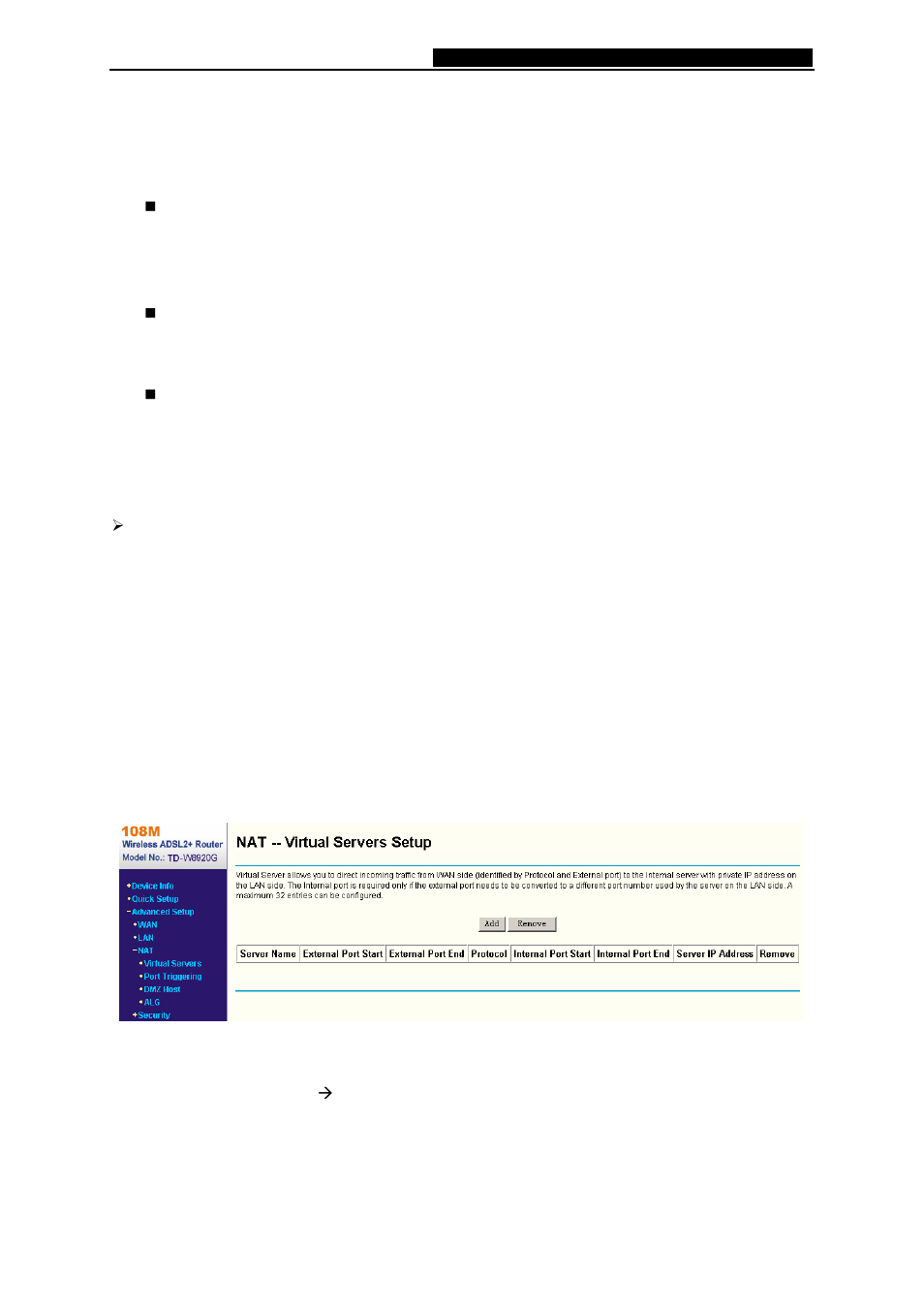 3 nat | TP-Link 108M Wireless ADSL2+ Router TD-W8920G User Manual | Page 37 / 85
