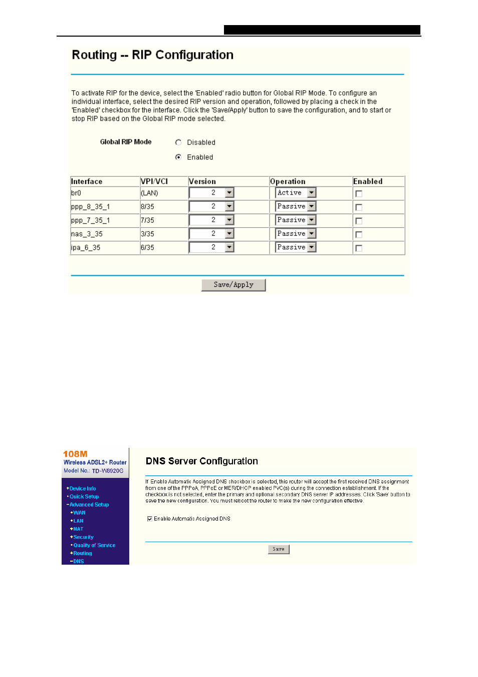 7 dns | TP-Link 108M Wireless ADSL2+ Router TD-W8920G User Manual | Page 53 / 85