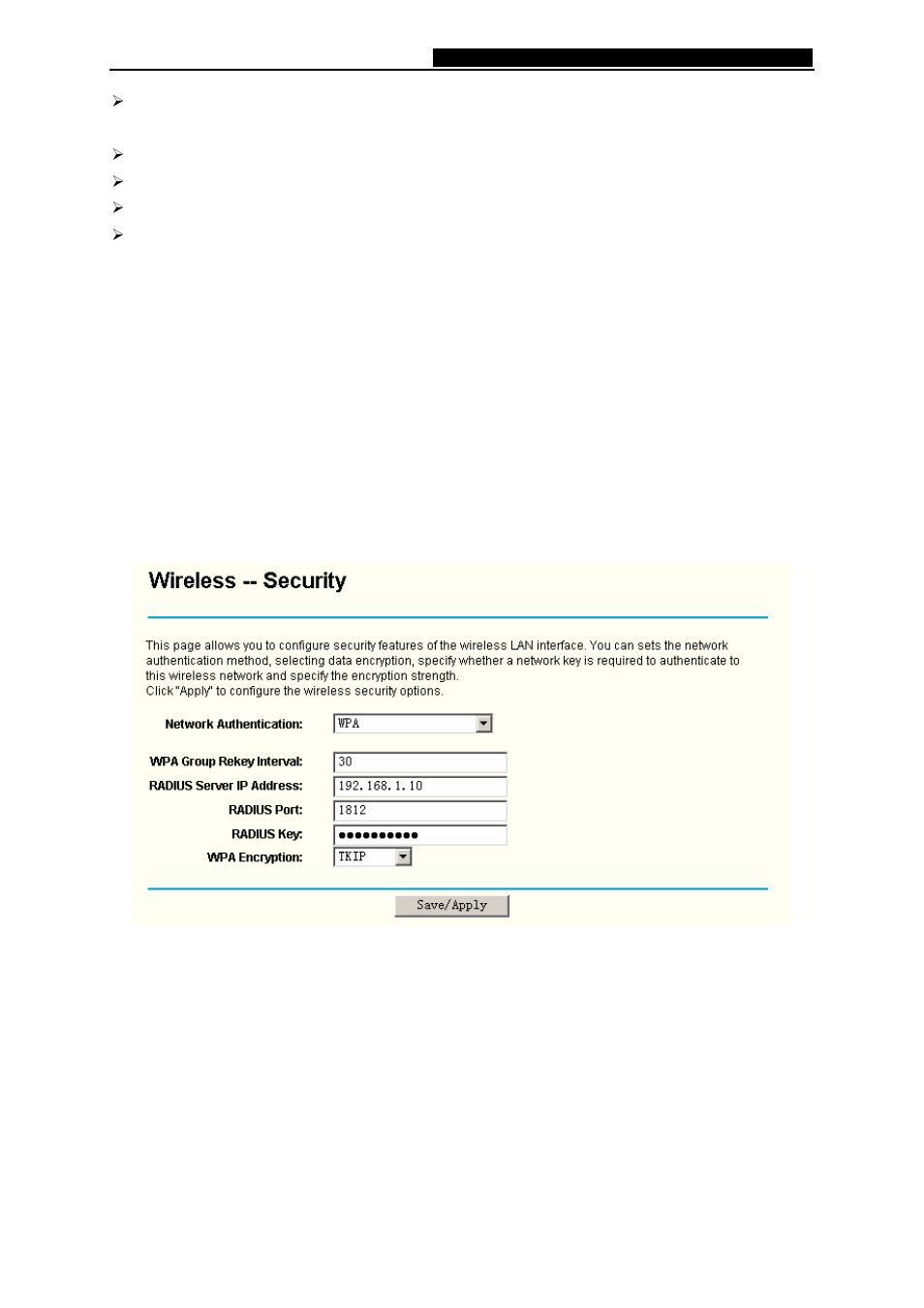 Wpa-psk | TP-Link 108M Wireless ADSL2+ Router TD-W8920G User Manual | Page 63 / 85