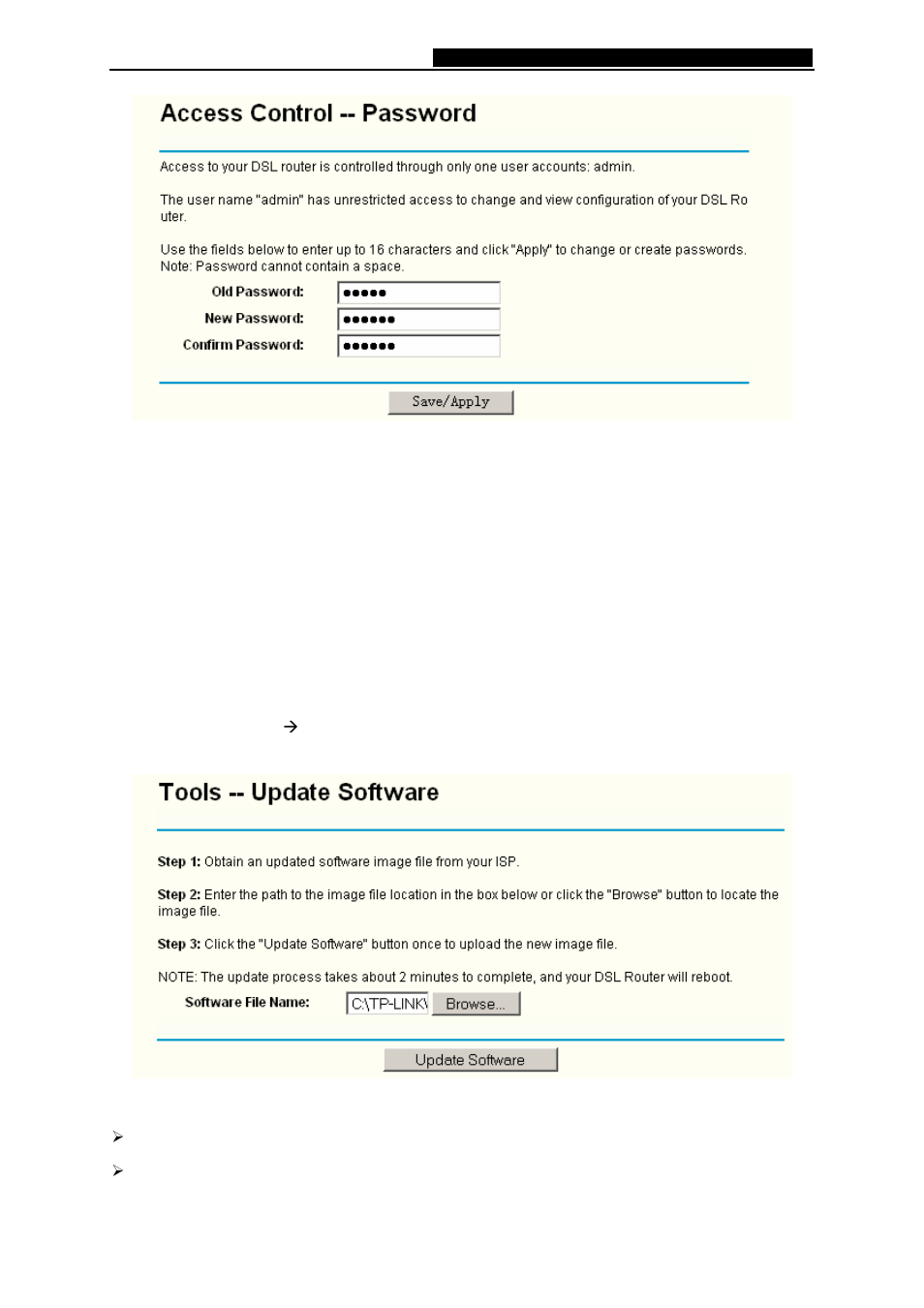 6 update software, Update software, Figure 5-79 | TP-Link 108M Wireless ADSL2+ Router TD-W8920G User Manual | Page 79 / 85