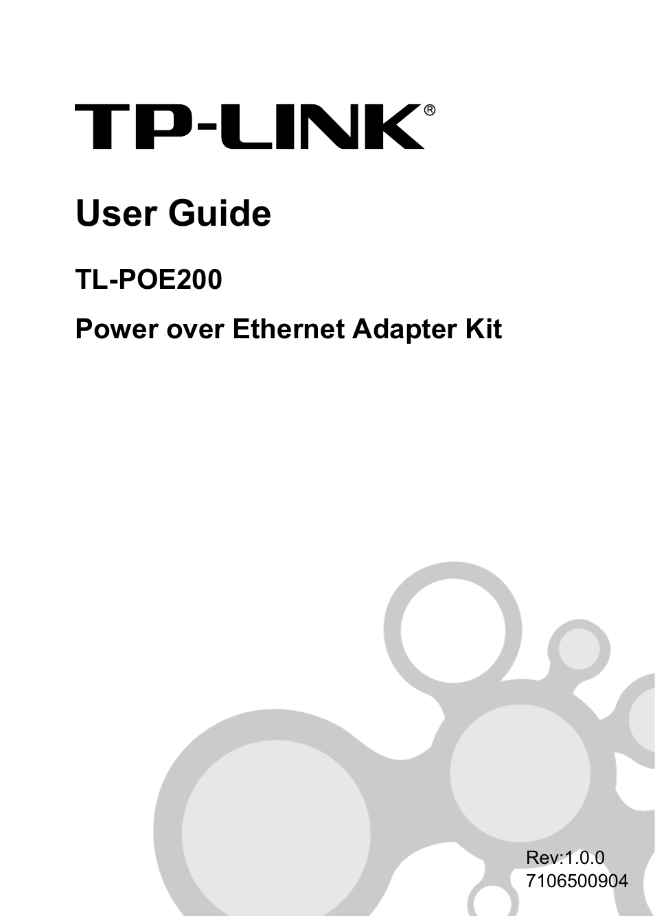 TP-Link TL-POE200 User Manual | 12 pages