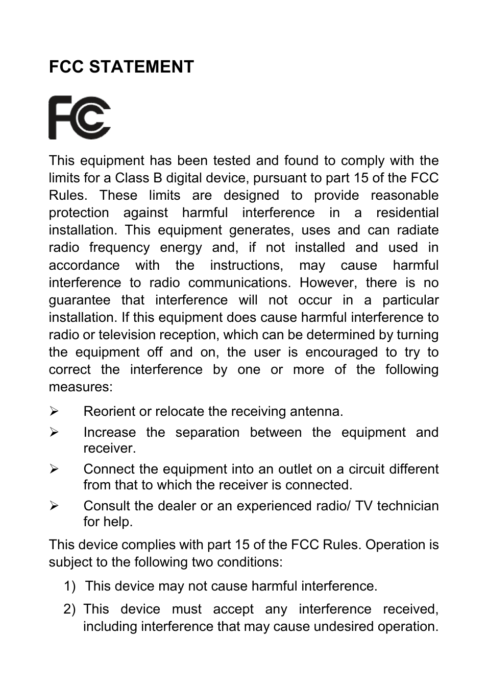 Fcc statement | TP-Link TL-POE200 User Manual | Page 3 / 12