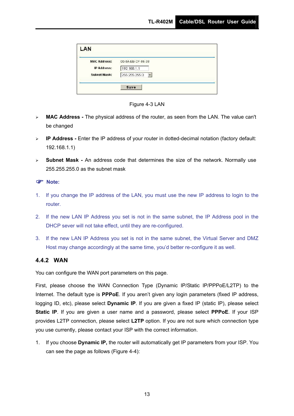 2 wan | TP-Link TL-R402M User Manual | Page 20 / 61