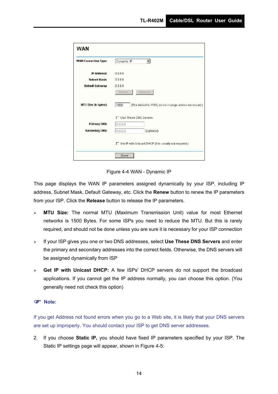 TP-Link TL-R402M User Manual | Page 21 / 61