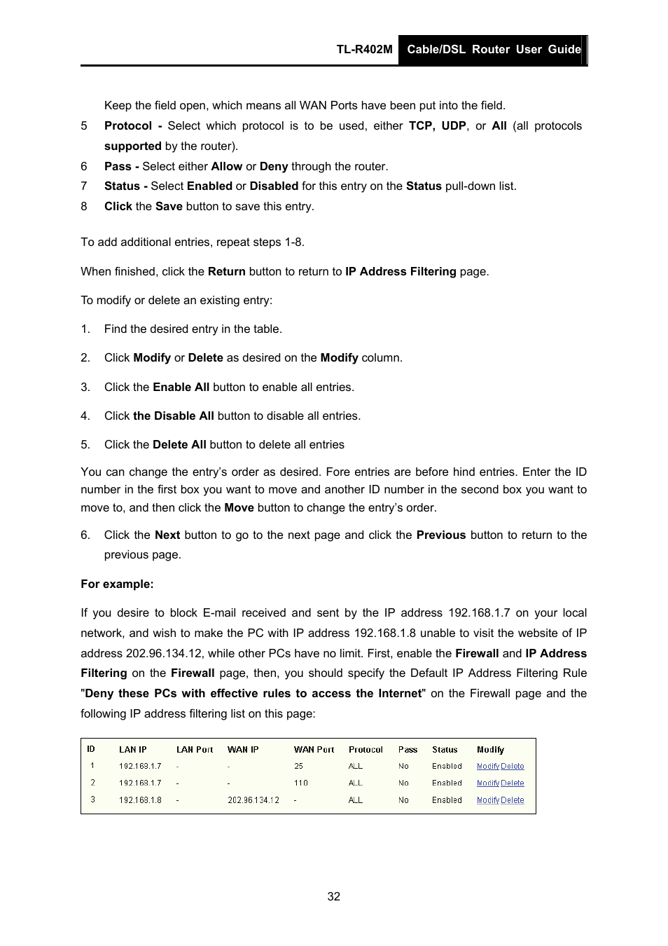 TP-Link TL-R402M User Manual | Page 39 / 61