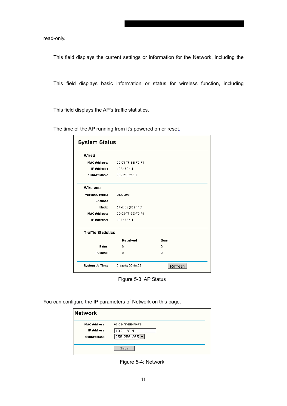 3 network | TP-Link 54Mbps Wireless Access Point TL-WA501G User Manual | Page 16 / 45