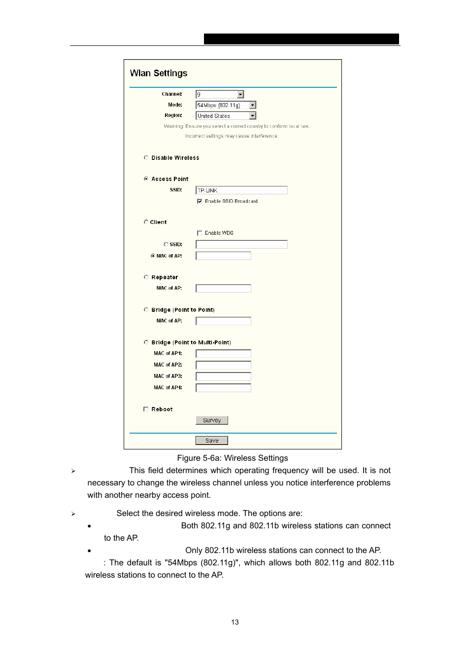 TP-Link 54Mbps Wireless Access Point TL-WA501G User Manual | Page 18 / 45