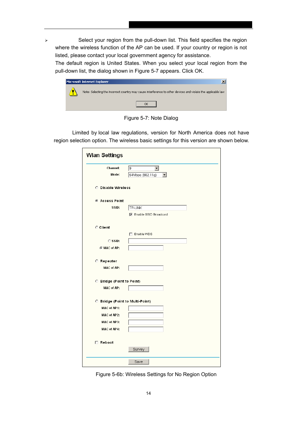 TP-Link 54Mbps Wireless Access Point TL-WA501G User Manual | Page 19 / 45