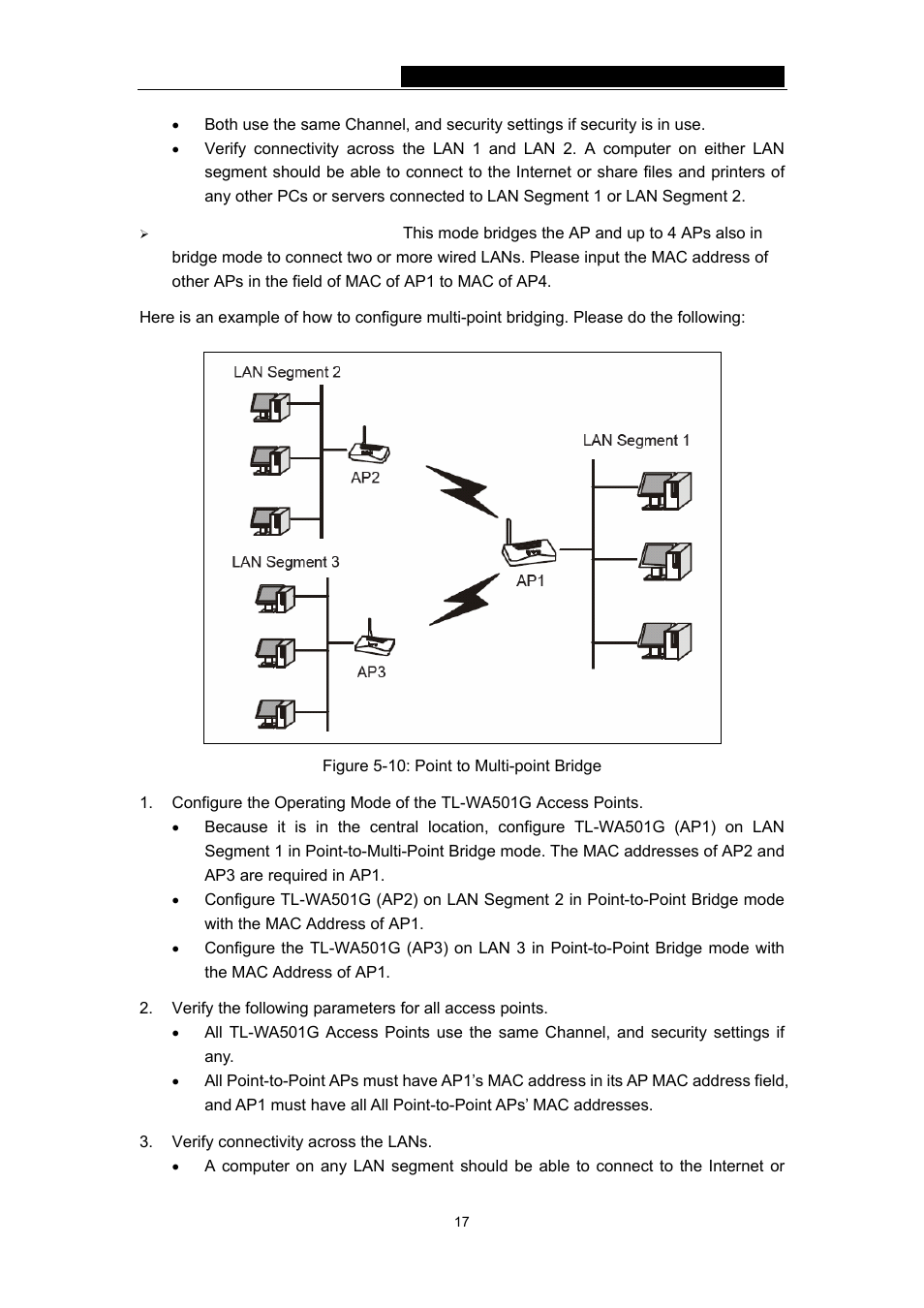 TP-Link 54Mbps Wireless Access Point TL-WA501G User Manual | Page 22 / 45