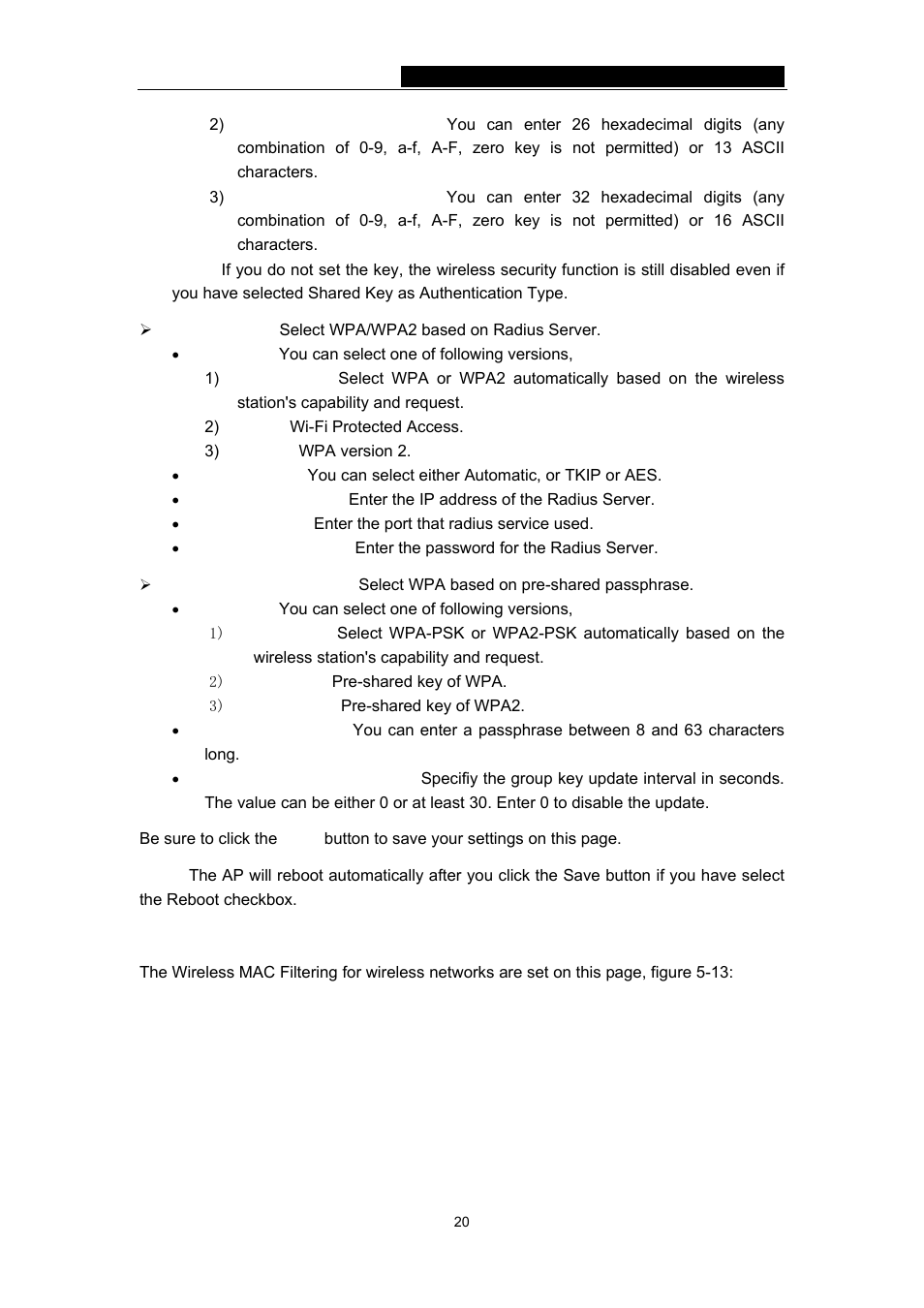 4 mac filtering | TP-Link 54Mbps Wireless Access Point TL-WA501G User Manual | Page 25 / 45