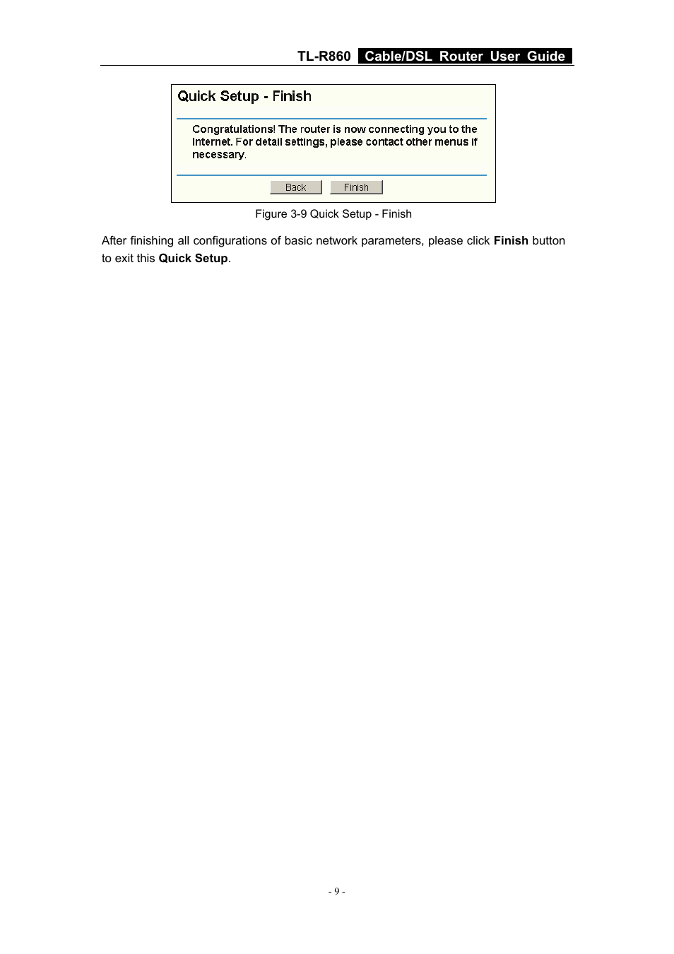 TP-Link Cable/DSL Router TL-R860 User Manual | Page 15 / 62