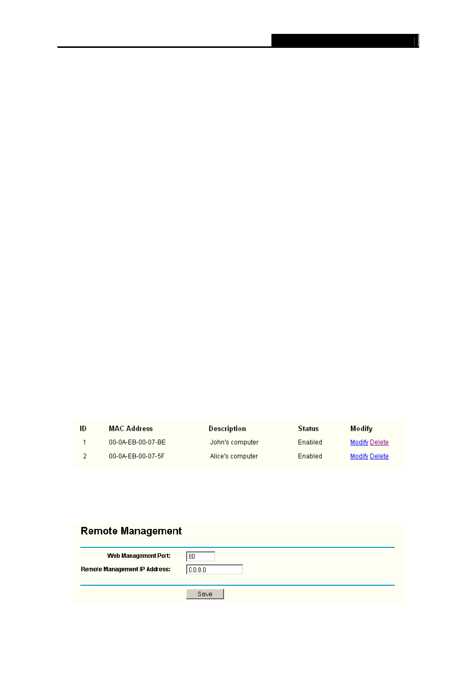 5 remote management, Remote management | TP-Link TL-WR340GD User Manual | Page 52 / 72