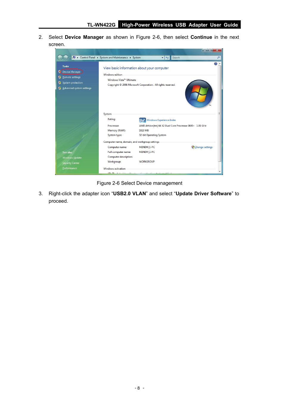 TP-Link High-Power Wireless USB Adapter TL-WN422G User Manual | Page 13 / 43
