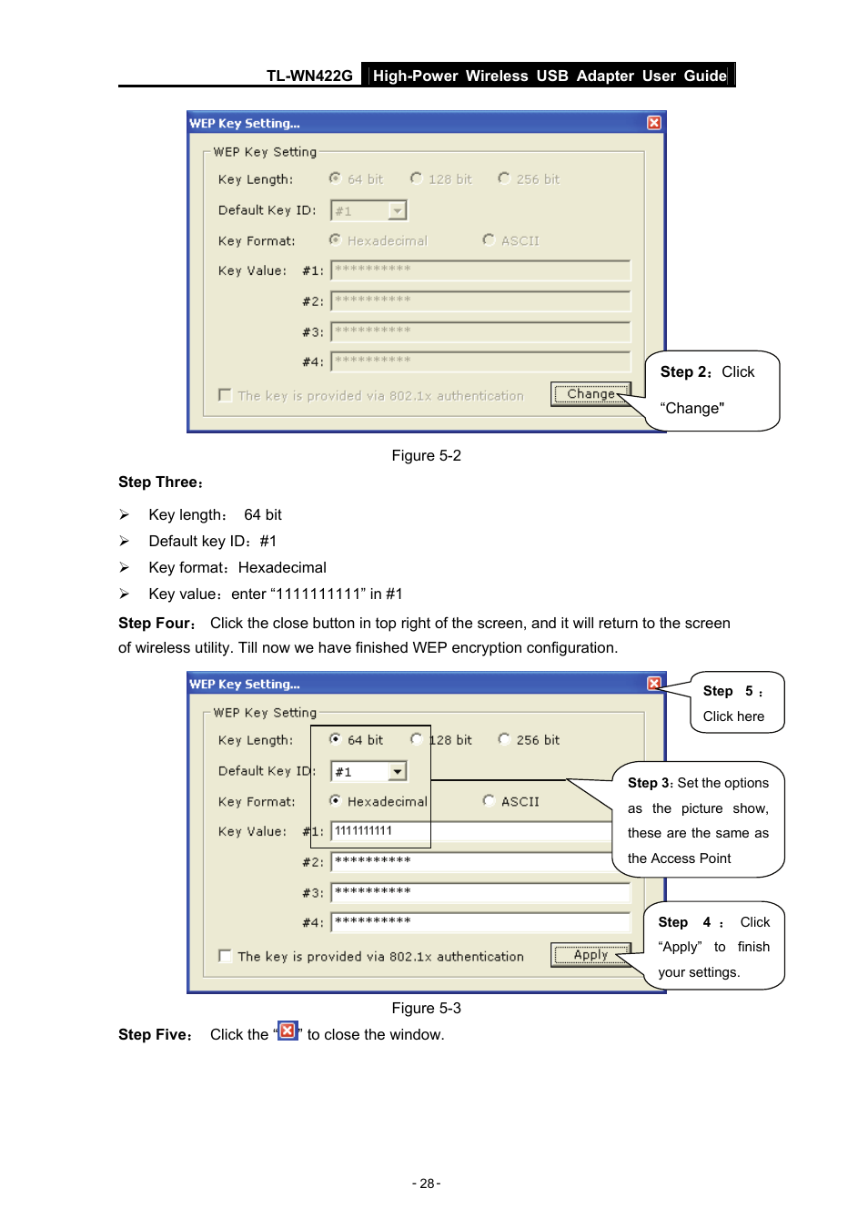 TP-Link High-Power Wireless USB Adapter TL-WN422G User Manual | Page 33 / 43