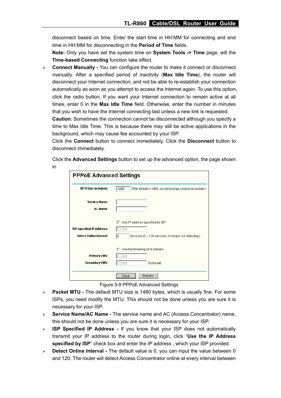 Tl-r860 cable/dsl router user guide | TP-Link TL-R860 User Manual | Page 24 / 65