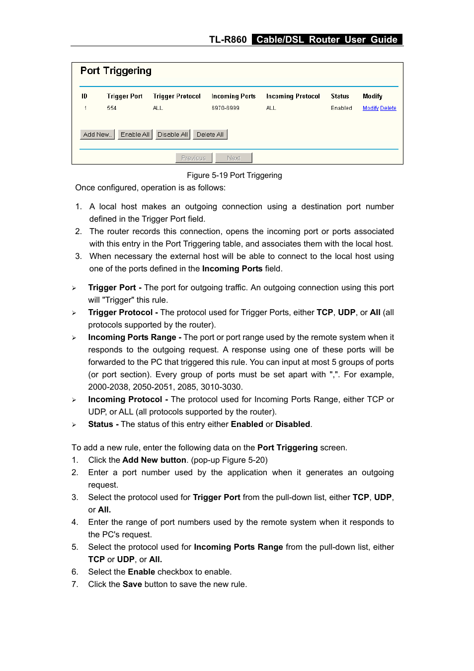 Tl-r860 cable/dsl router user guide | TP-Link TL-R860 User Manual | Page 31 / 65