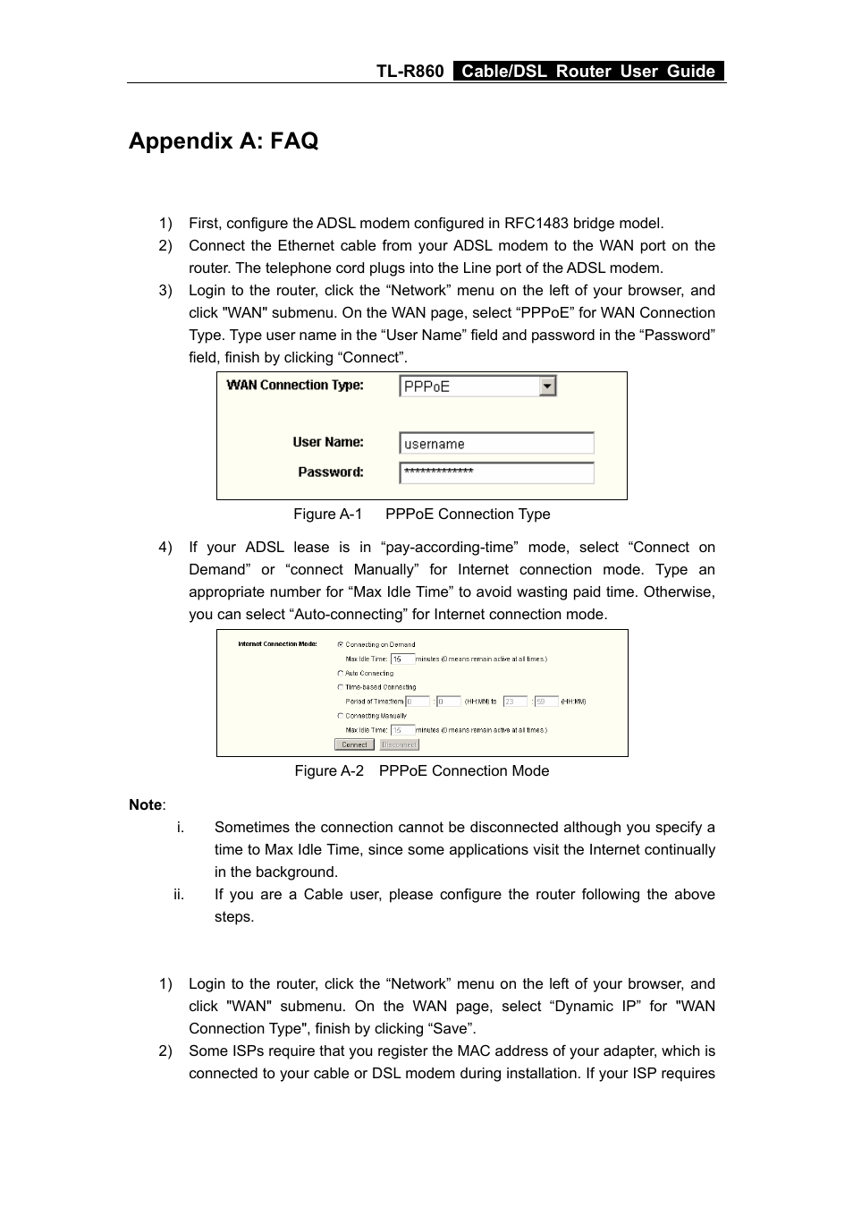 Appendix a: faq | TP-Link TL-R860 User Manual | Page 55 / 65