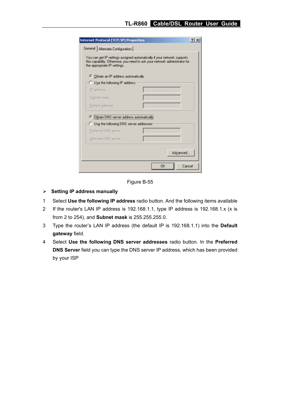 TP-Link TL-R860 User Manual | Page 61 / 65