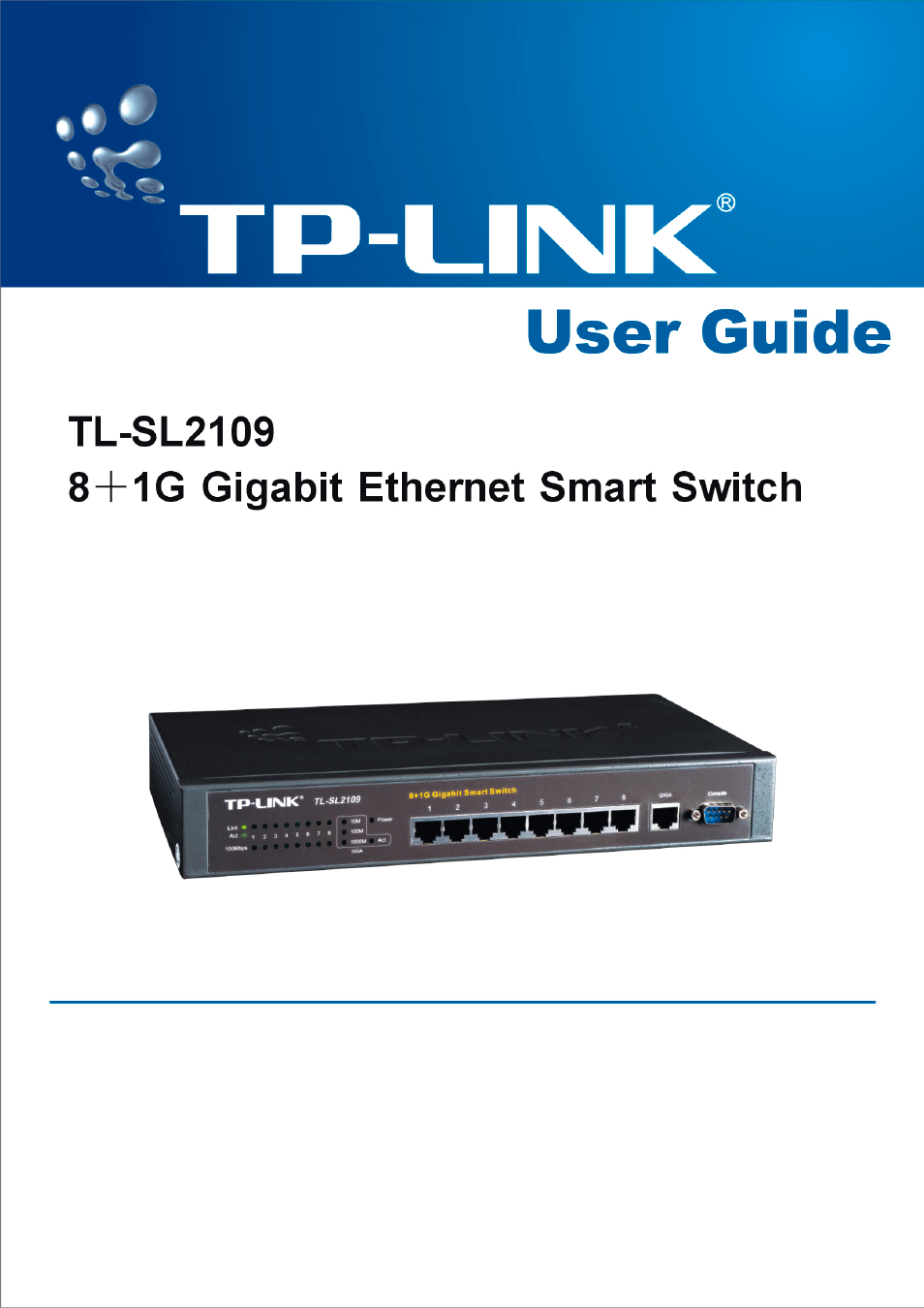 TP-Link TL-SL2109 User Manual | 30 pages