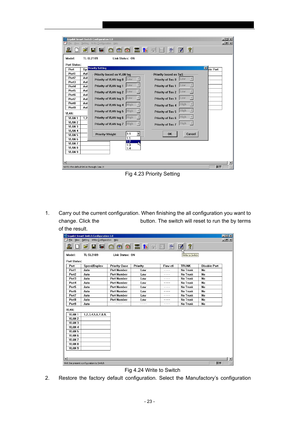 8 the effect of the configuration | TP-Link TL-SL2109 User Manual | Page 26 / 30