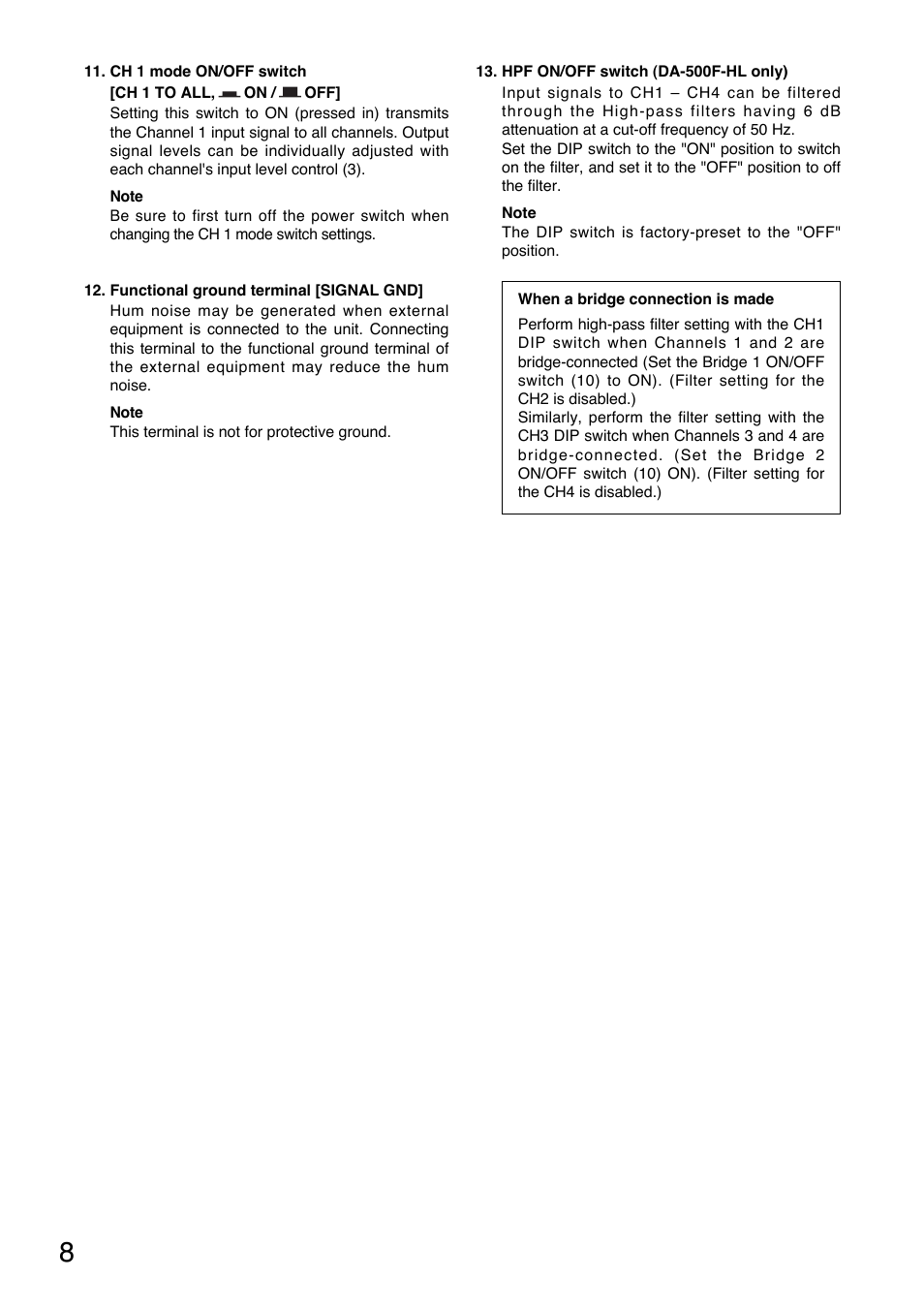 TP-Link DA-500F-HL CU User Manual | Page 8 / 20