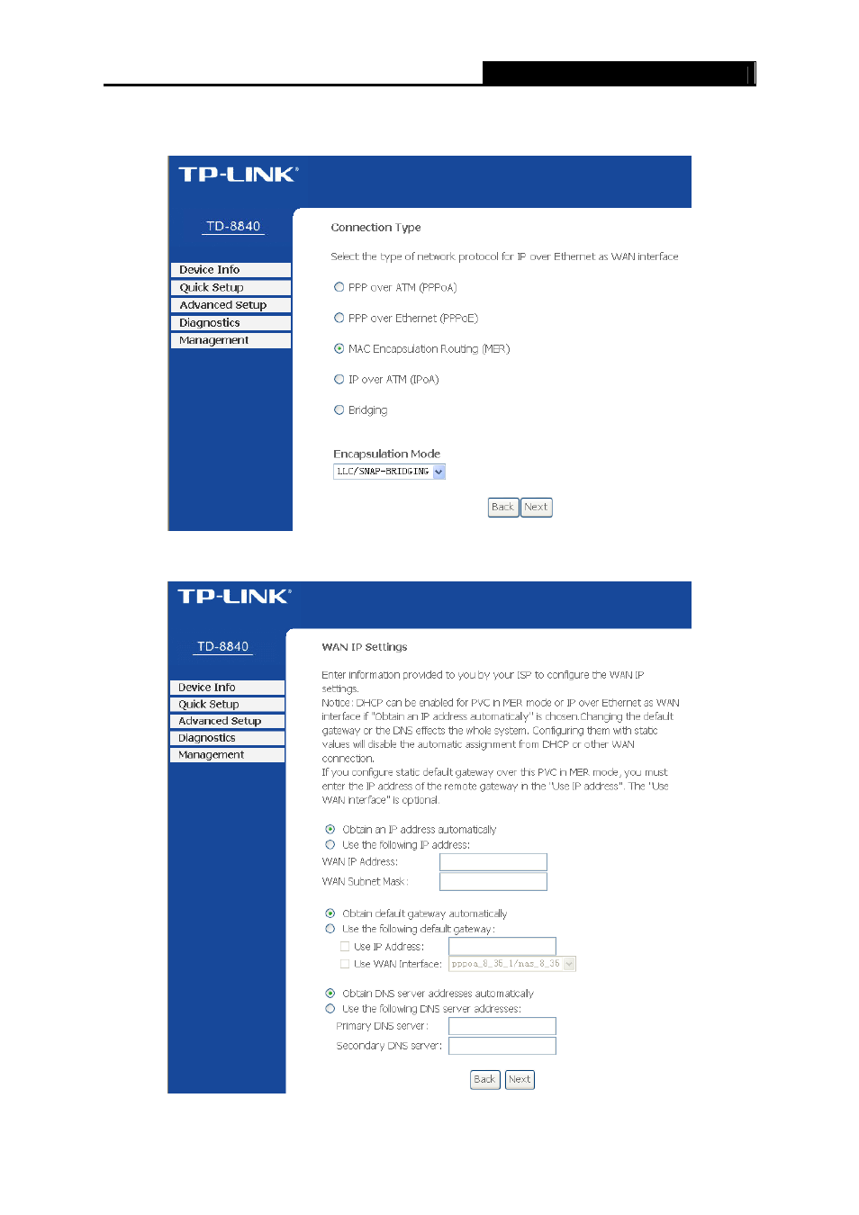 3 mer | TP-Link TD-8840 User Manual | Page 23 / 63