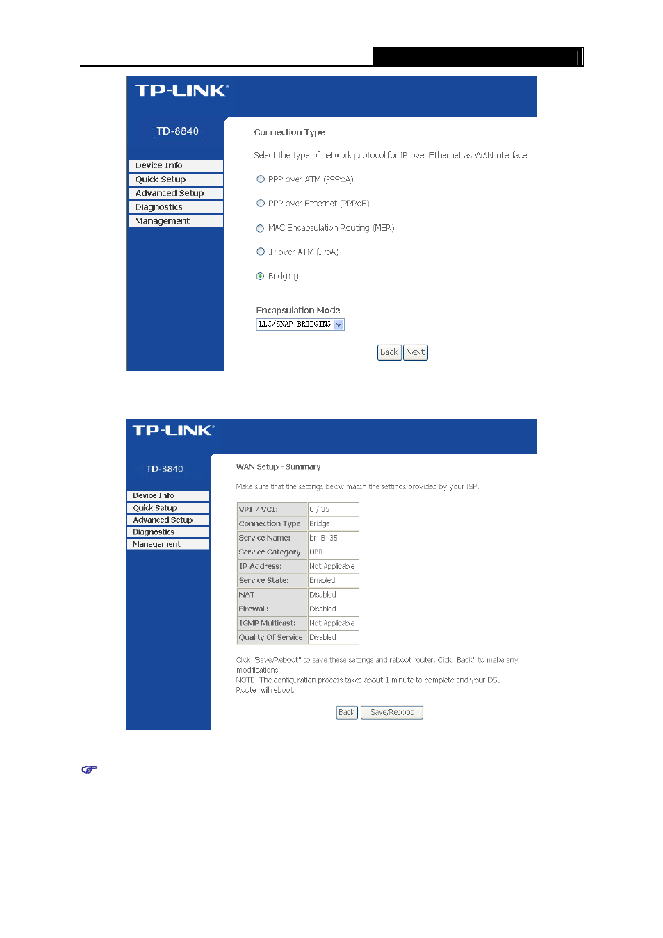 TP-Link TD-8840 User Manual | Page 26 / 63