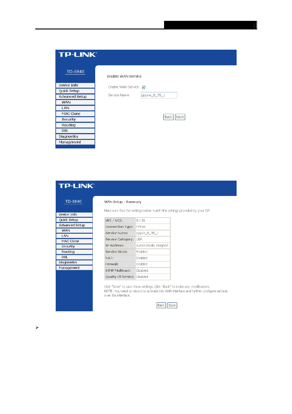 TP-Link TD-8840 User Manual | Page 33 / 63