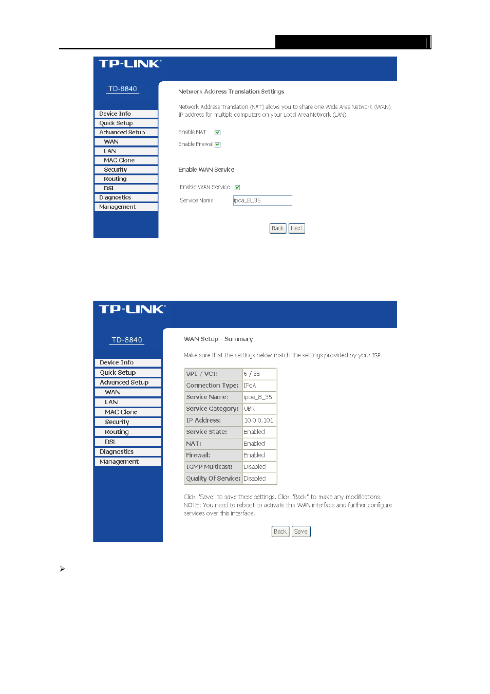 TP-Link TD-8840 User Manual | Page 37 / 63