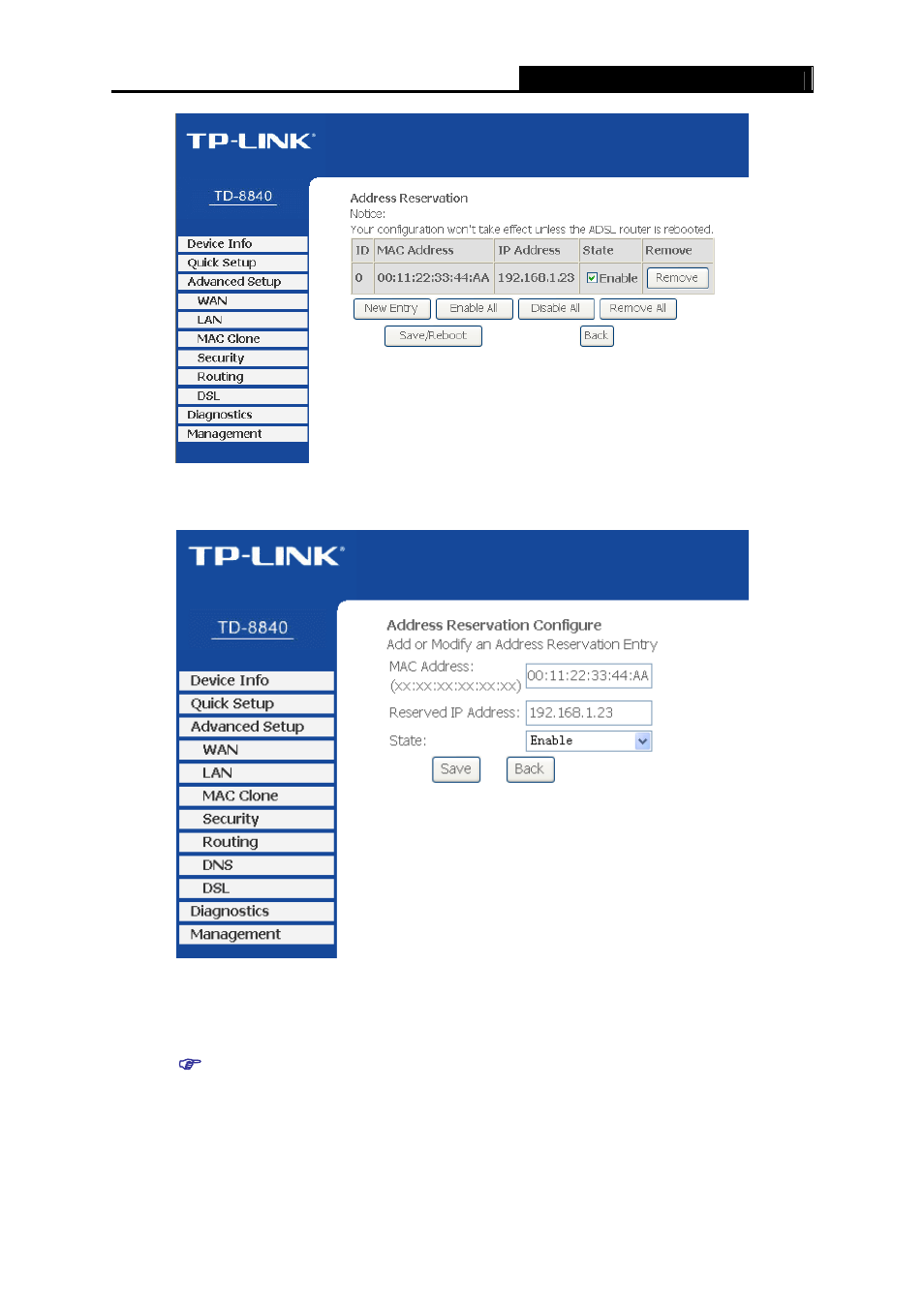 TP-Link TD-8840 User Manual | Page 41 / 63