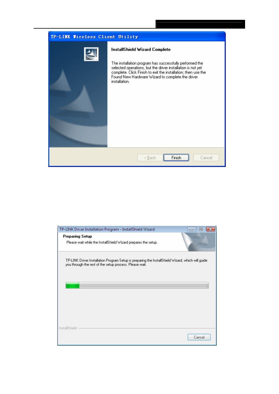 3 software installation for windows vista, Software installation for windows vista | TP-Link TL-WN310G User Manual | Page 16 / 37