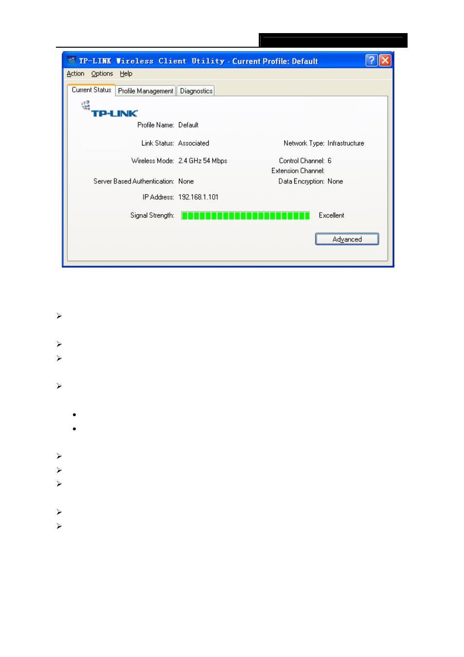 2 profile management, Profile management | TP-Link TL-WN310G User Manual | Page 20 / 37