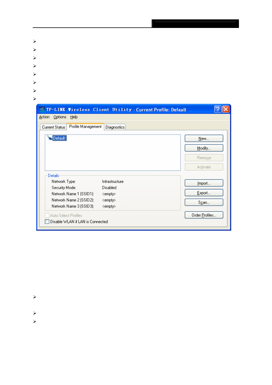 1 add or modify a configuration profile, Add or modify a configuration profile | TP-Link TL-WN310G User Manual | Page 21 / 37