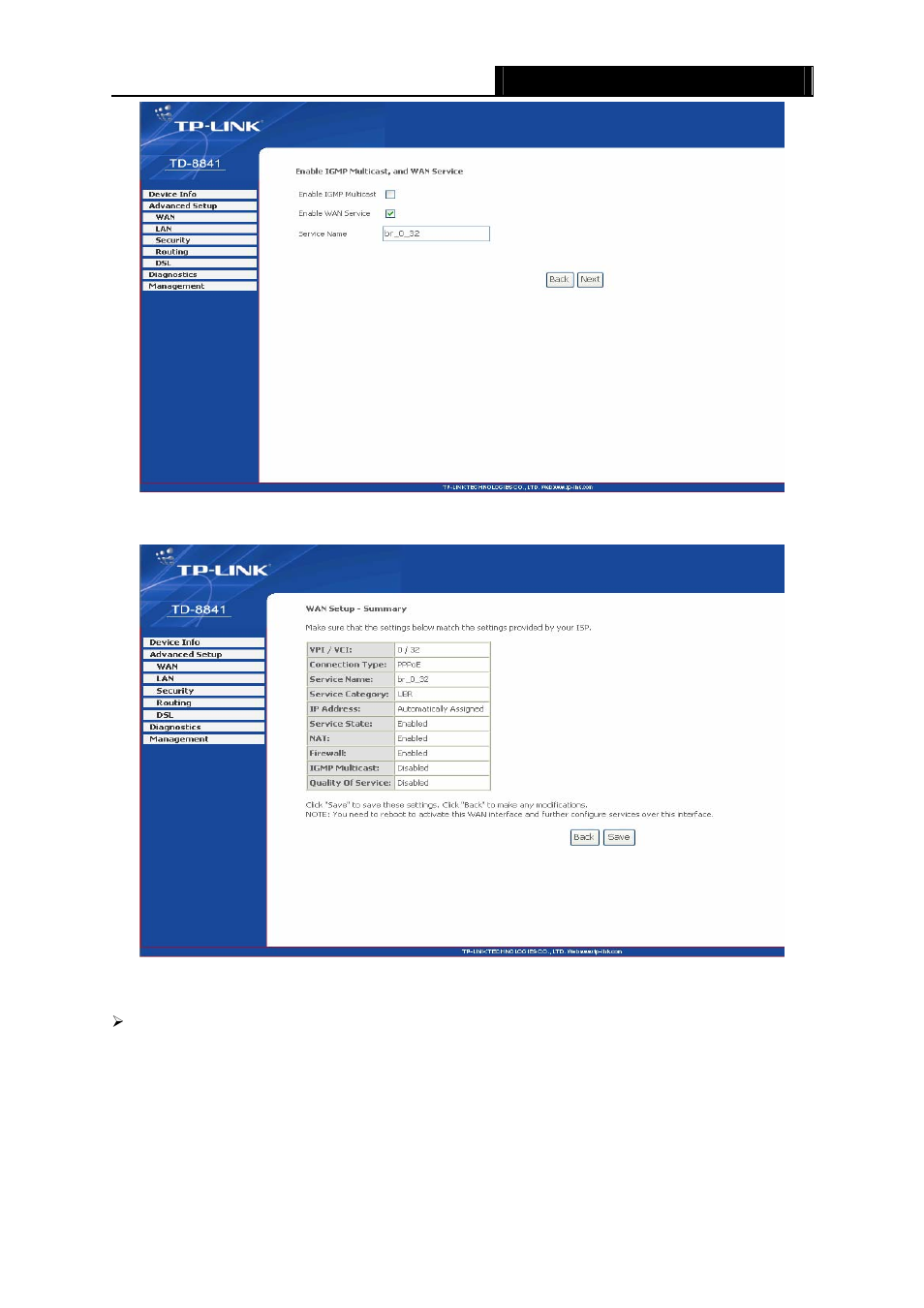 TP-Link TD-8841 User Manual | Page 17 / 36