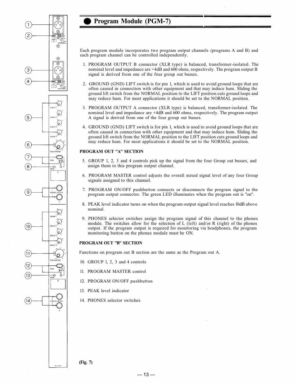 Program module (pgm-7) | TP-Link RX-7-248 User Manual | Page 14 / 44