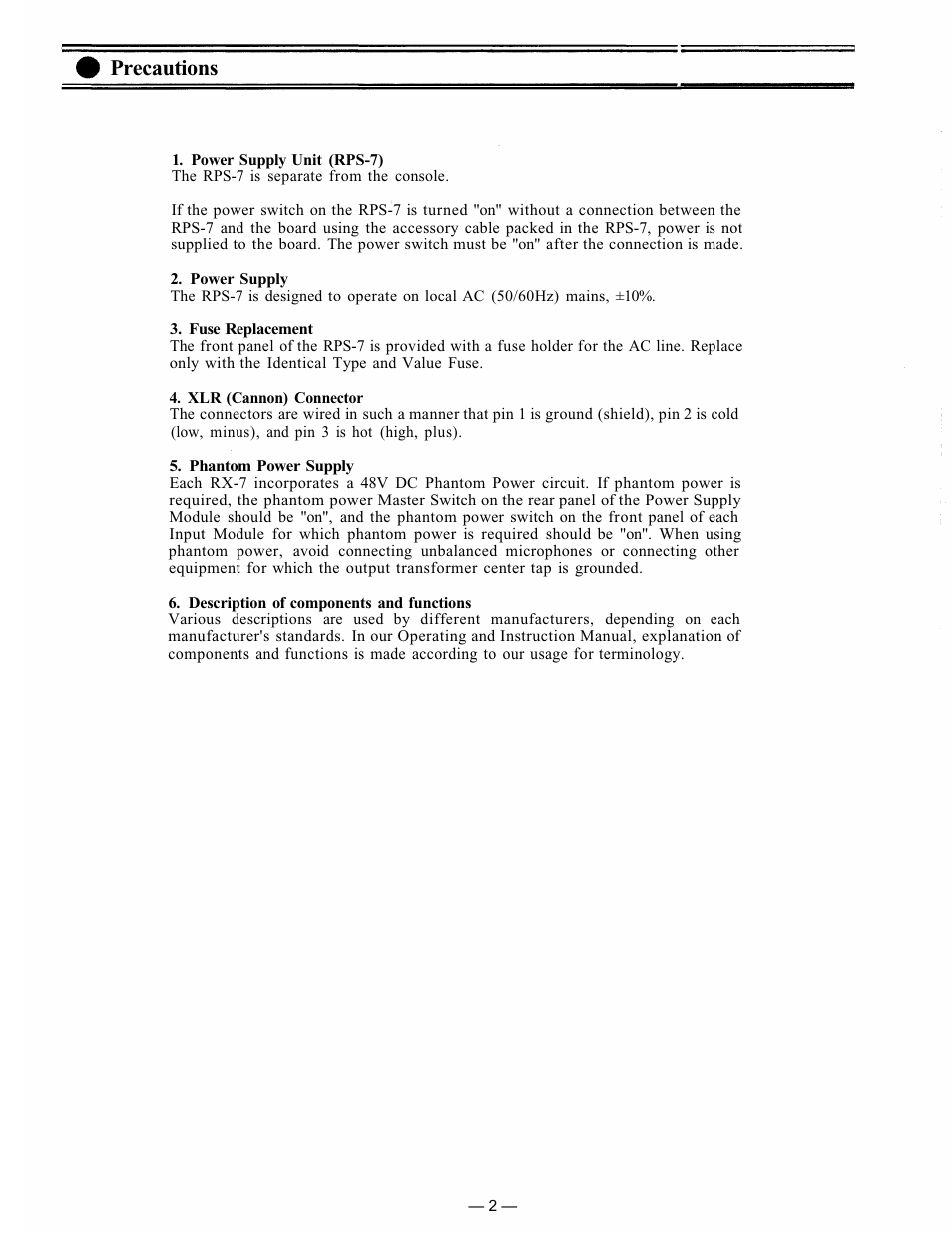 Precautions | TP-Link RX-7-248 User Manual | Page 3 / 44